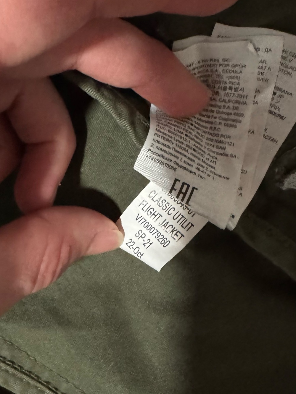 Banana Republic Olive Utility Jacket with Front Pockets - Picture 7 of 8